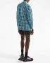 Prada Geruit overhemd Wit - Thumbnail 3