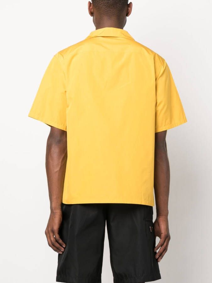 Prada Overhemd met print Geel
