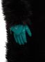 Prada Handschoenen met rits Blauw - Thumbnail 3