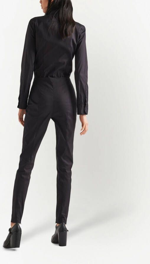Prada High waist broek Zwart