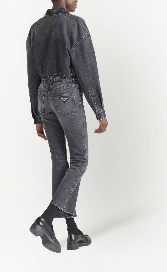 Prada High waist jeans Grijs