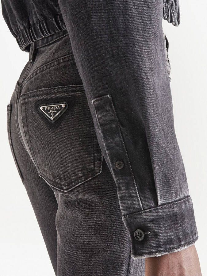 Prada High waist jeans Grijs