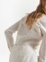 Prada Midi-rok op papierbasis Wit - Thumbnail 4