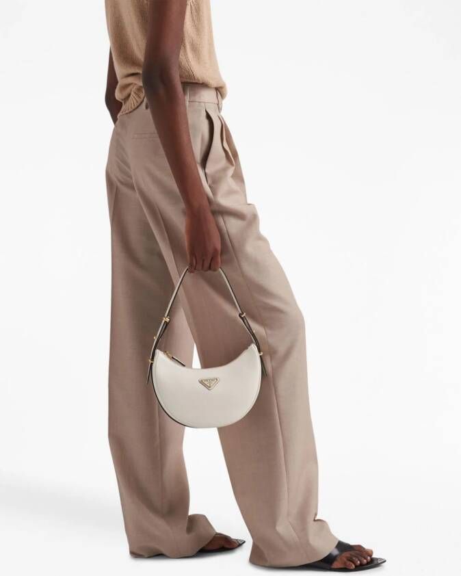 Prada High waist plooibroek Beige