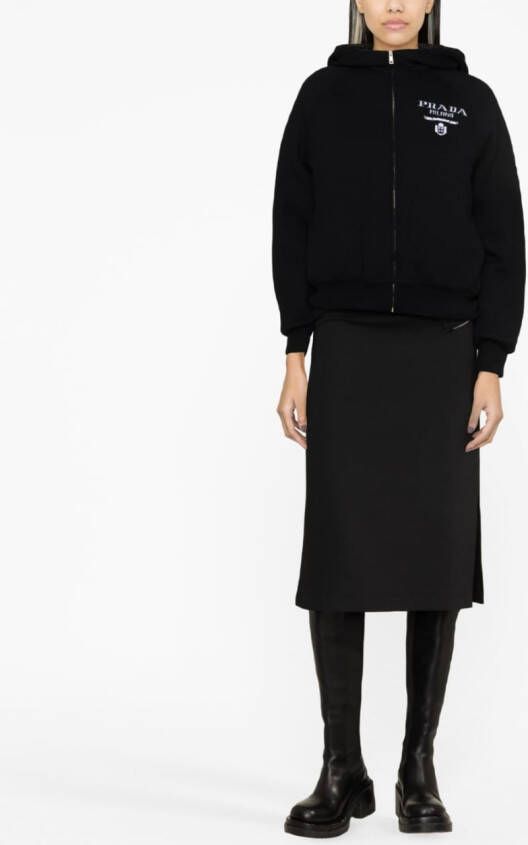 Prada Jack met capuchon Zwart