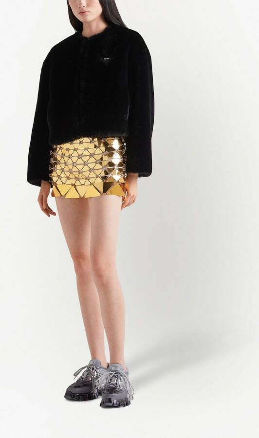 Prada Jack met logo Zwart