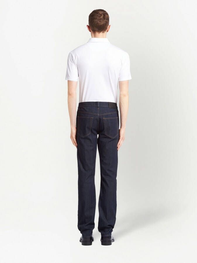 Prada Jeans met contrasterend stiksel Blauw