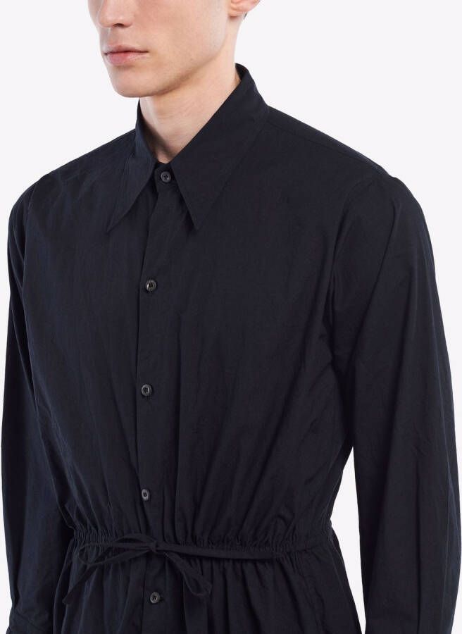 Prada Jumpsuit met gestrikte taille Zwart