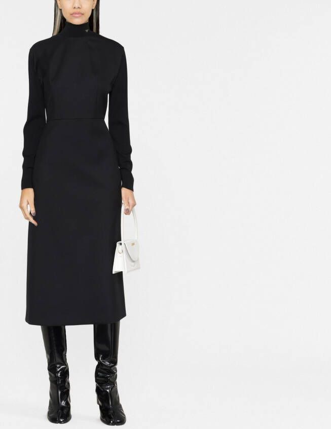 Prada Jurk met lange mouwen Zwart
