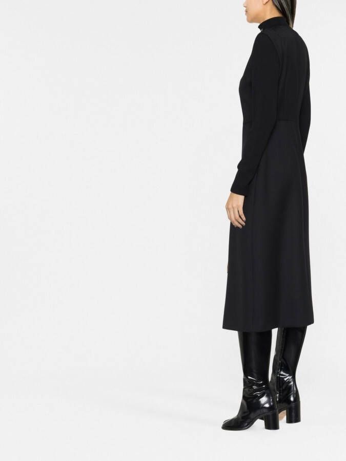 Prada Jurk met lange mouwen Zwart