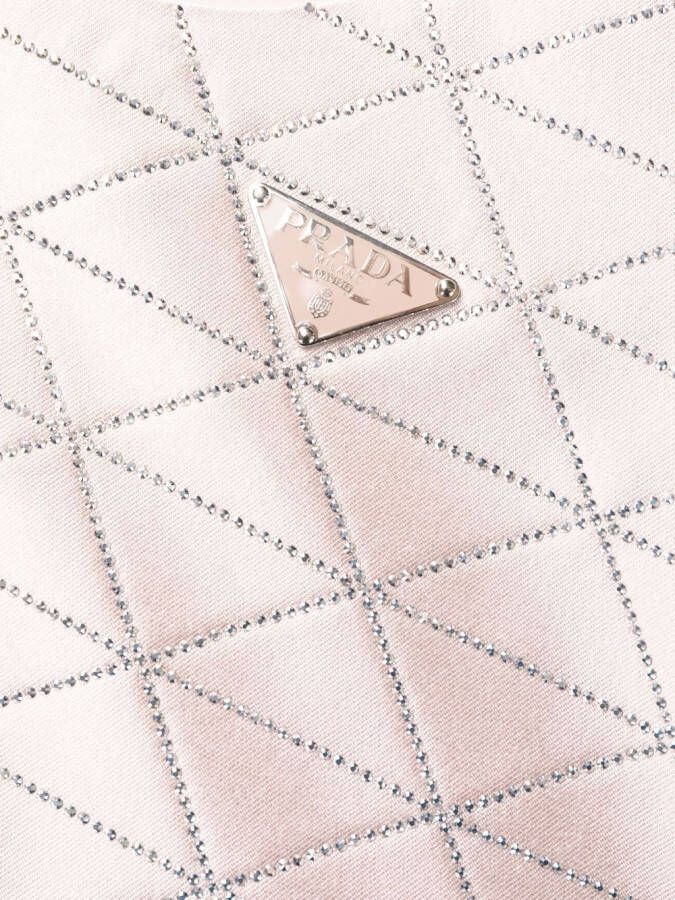 Prada Jurk met patroon Roze