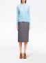 Prada Kabelgebreid vest Blauw - Thumbnail 2