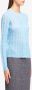 Prada Kabelgebreid vest Blauw - Thumbnail 3