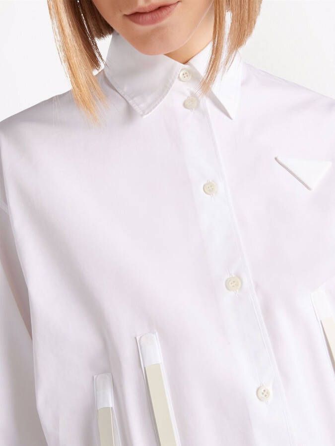 Prada Katoenen blouse Wit