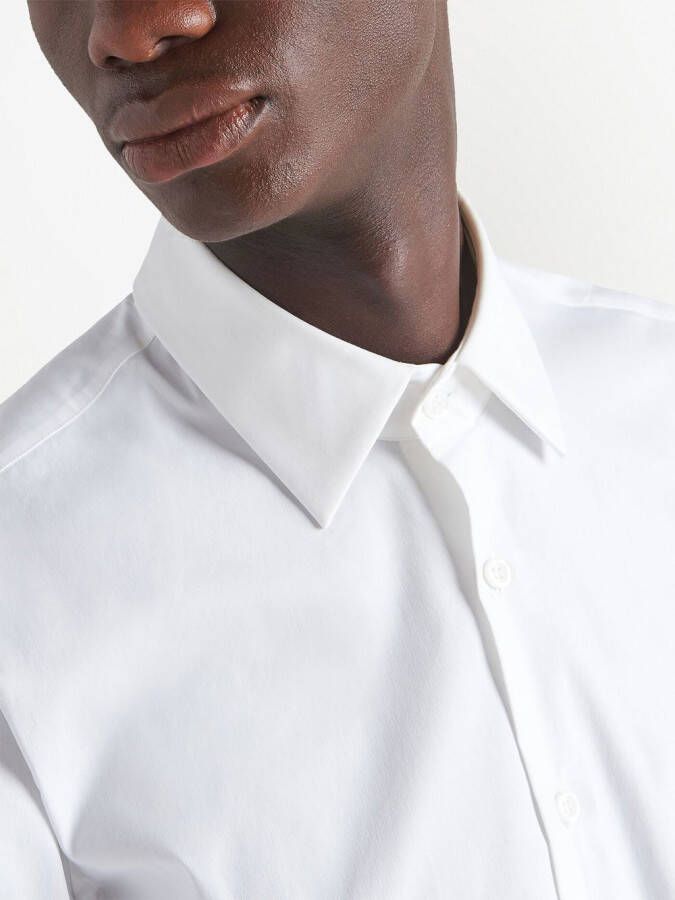 Prada Katoenen overhemd Wit