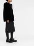 Prada Omkeerbare lammy coat Zwart - Thumbnail 4