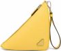Prada Leren buidel Geel - Thumbnail 2