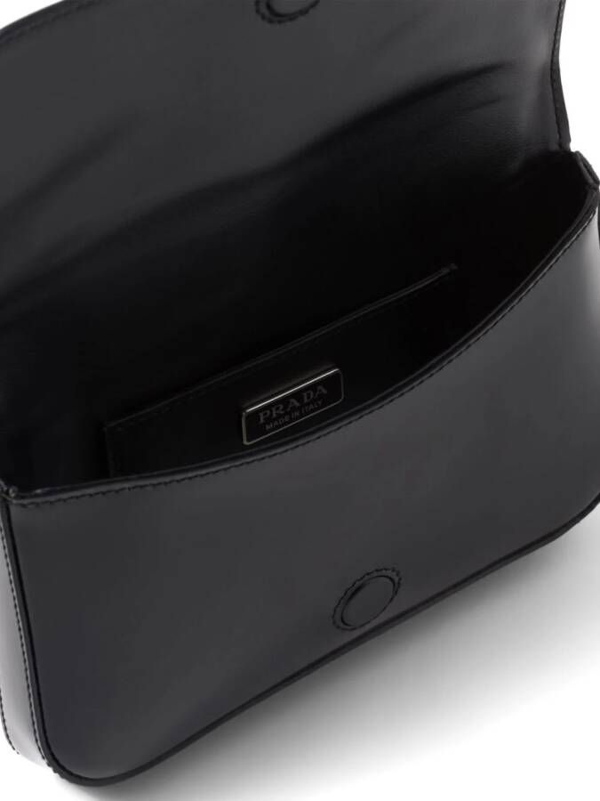 Prada Leren tas Zwart