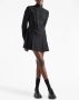 Prada Leren mini-jurk Zwart - Thumbnail 2