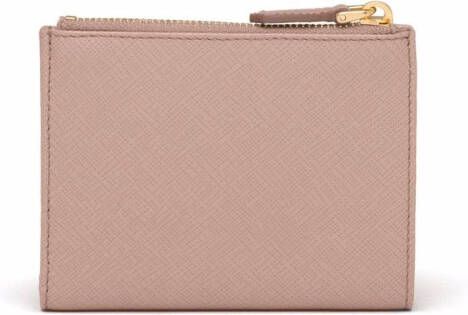 Prada Leren portemonnee Roze