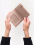 Prada Leren portemonnee Roze - Thumbnail 4