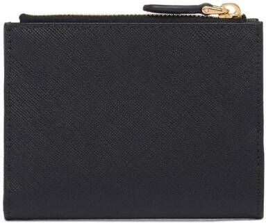 Prada Leren portemonnee Zwart