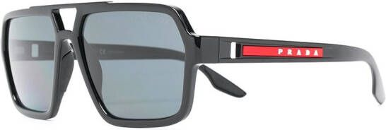 Prada Eyewear Zonnebril met getinte glazen Zwart