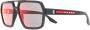 Prada Eyewear Zonnebril met piloten montuur Zwart - Thumbnail 2
