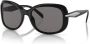 Prada Eyewear Zonnebril met logodetail Zwart - Thumbnail 2