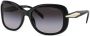 Prada Eyewear Zonnebril met logodetail Zwart - Thumbnail 2