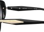 Prada Eyewear Zonnebril met logodetail Zwart - Thumbnail 3