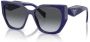 Prada Eyewear Zonnebril met cat-eye montuur Blauw - Thumbnail 2