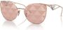 Prada Eyewear Zonnebril met logo Roze - Thumbnail 2