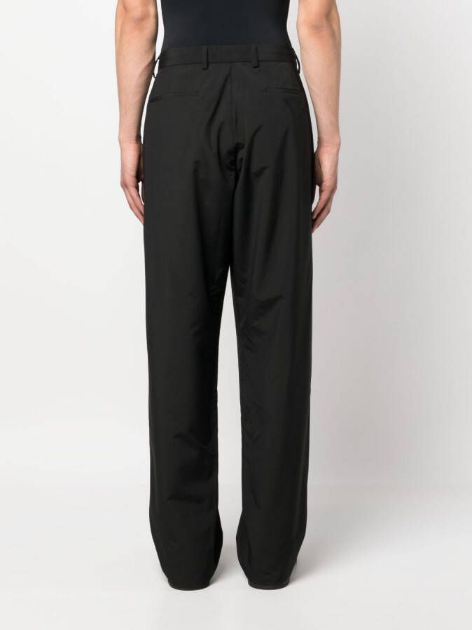 Prada Broek met logopatch Zwart