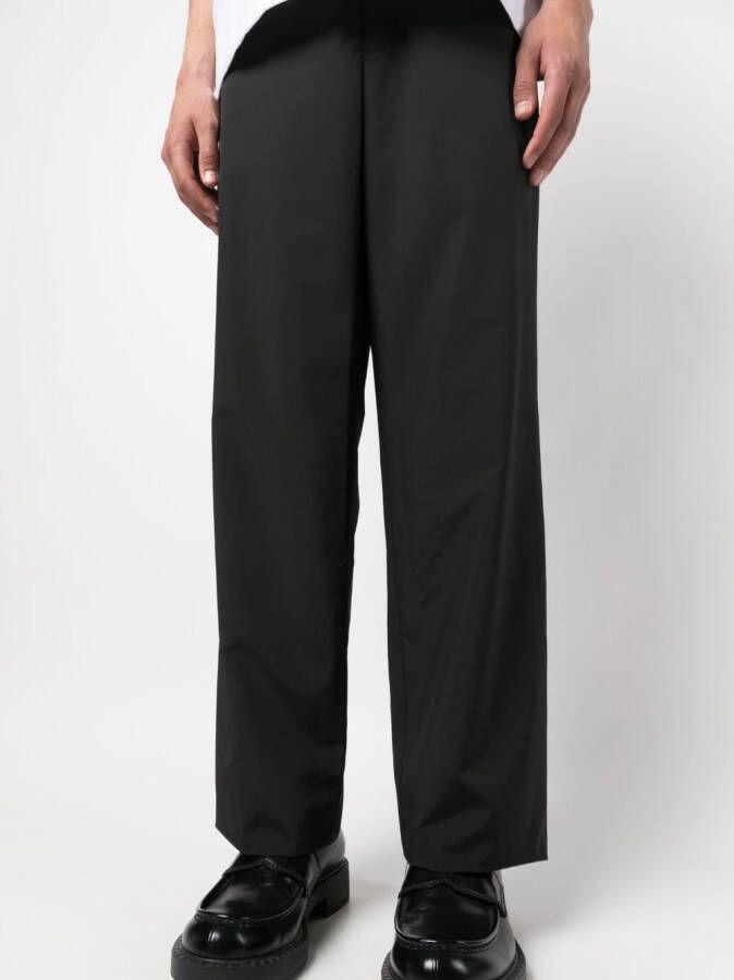 Prada Broek met logopatch Zwart