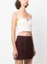 Prada Top met logoplakkaat Beige - Thumbnail 3