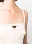 Prada Top met logoplakkaat Beige - Thumbnail 5