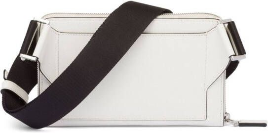 Prada Messengertas met logoplakkaat Wit