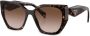 Prada Eyewear Zonnebril met schildpadschild design Groen - Thumbnail 2