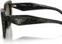 Prada Eyewear Cat-eye zonnebril met marmerprint Zwart - Thumbnail 3