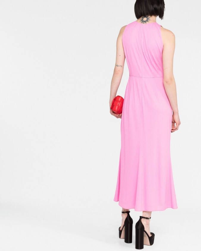 Prada Maxi-jurk met logo Roze