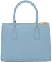 Prada Galleria medium shopper Blauw - Thumbnail 2