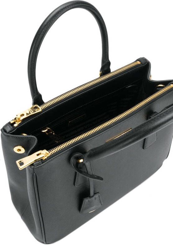 Prada Galleria medium shopper Zwart