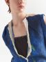 Prada Midi-jurk met bloemenprint Blauw - Thumbnail 4