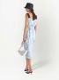Prada Midi-jurk met bloemenprint Blauw - Thumbnail 3