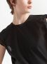 Prada Midi-jurk met gedrapeerd detail Zwart - Thumbnail 4