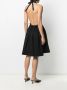 Prada Midi-jurk met halternek Zwart - Thumbnail 4