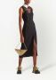 Prada Midi-jurk met kant Zwart - Thumbnail 2