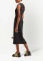 Prada Midi-jurk met kant Zwart - Thumbnail 3