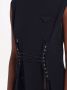 Prada Midi-jurk met veters Zwart - Thumbnail 4